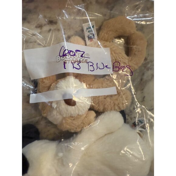 Jellycat London Bashful Puppy Plush& Little Brown Puppy Rattle Lovey Toy Rare - Picture 10 of 10